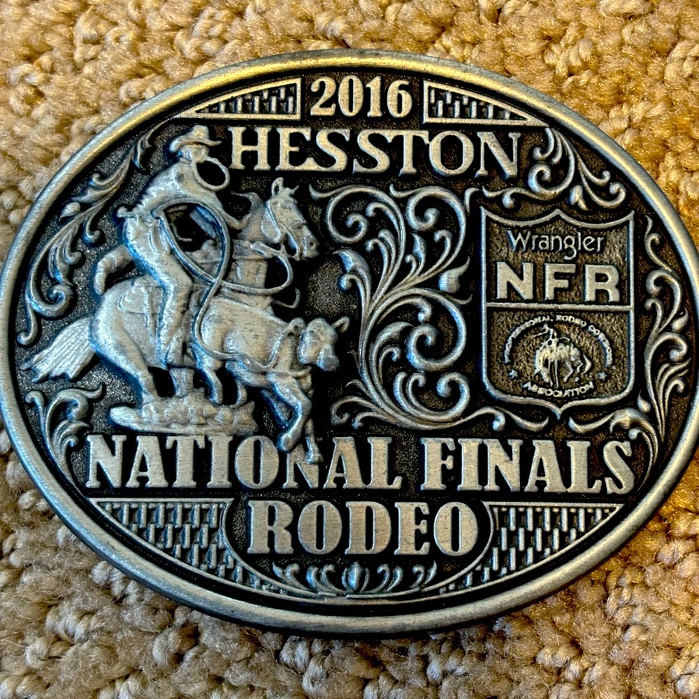 2016 Heston National Finals Rodeo Belt Buckle 🐴 🤠